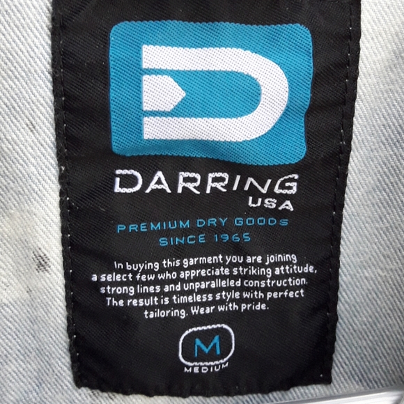 DARRING USA MEN'S Jean Jacket Paint Medium - Picture 8 of 8